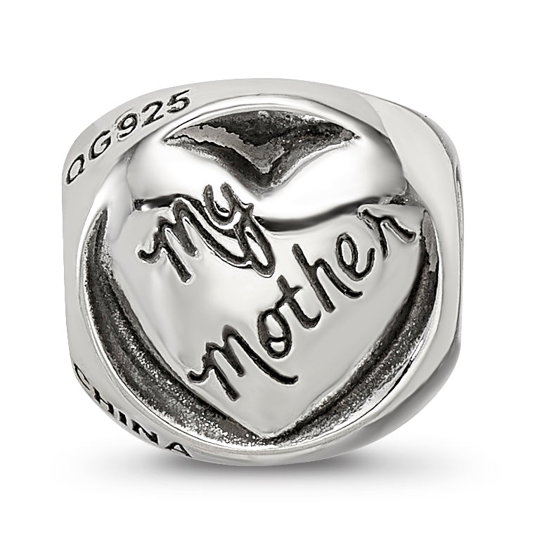 Sterling Silver Reflections My Mother My Friend Trilogy Bead
