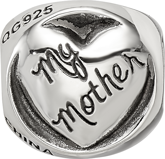 Sterling Silver Reflections My Mother My Friend Trilogy Bead