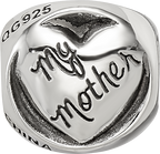 Sterling Silver Reflections My Mother My Friend Trilogy Bead