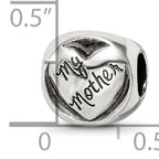 Sterling Silver Reflections My Mother My Friend Trilogy Bead