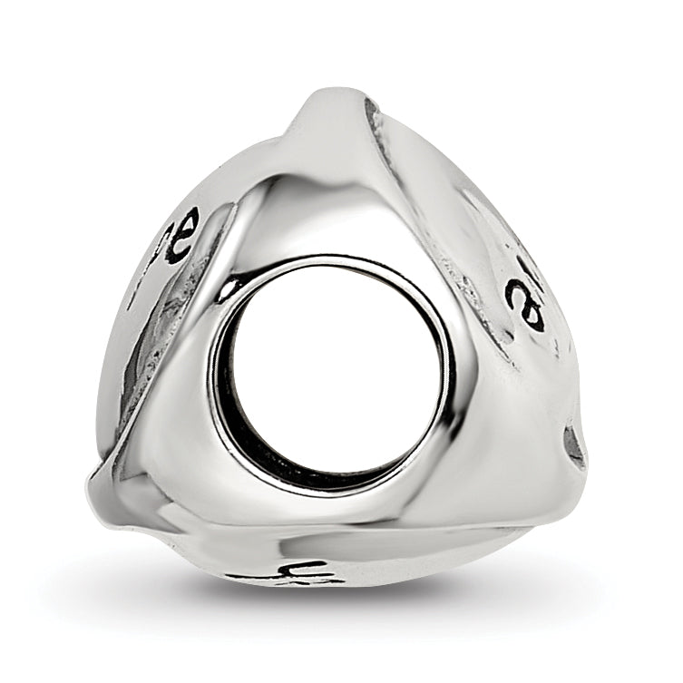Sterling Silver Reflections Faith Hope Love Trilogy Bead