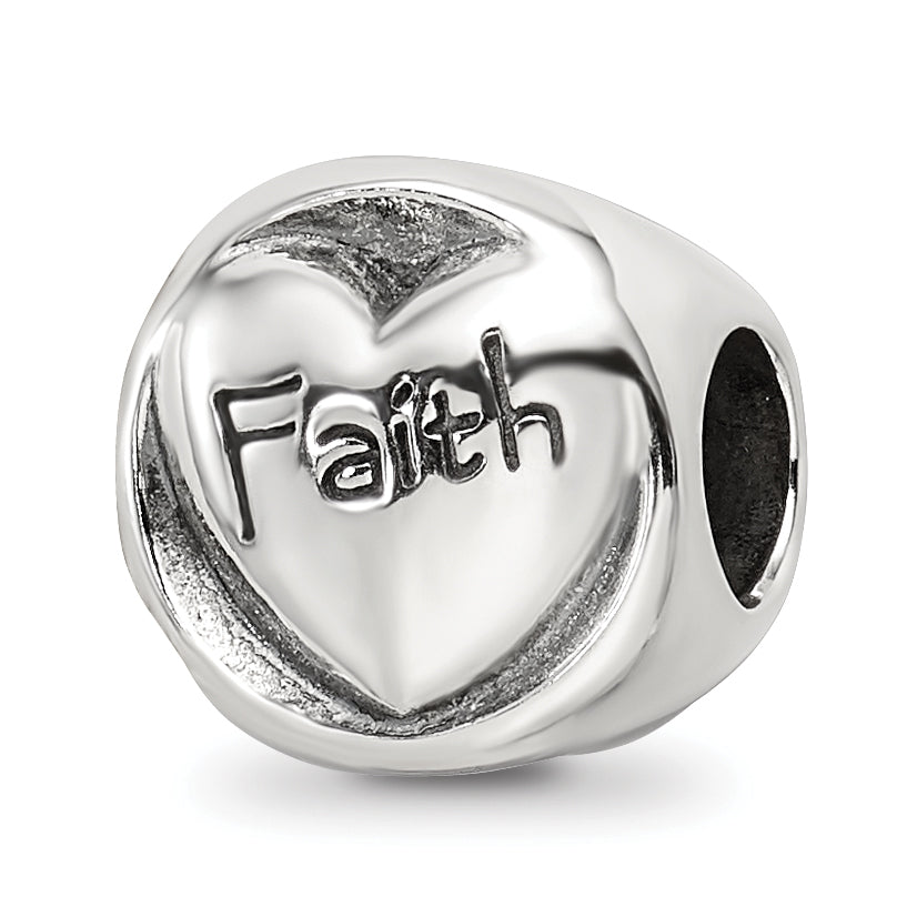 Sterling Silver Reflections Faith Hope Love Trilogy Bead
