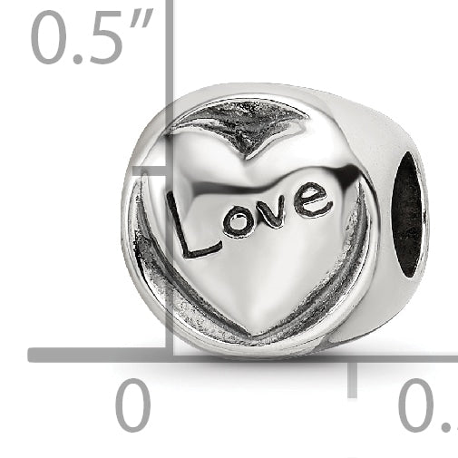 Sterling Silver Reflections Faith Hope Love Trilogy Bead