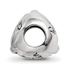 Sterling Silver Reflections Live Simply Trilogy Bead