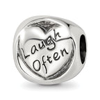Sterling Silver Reflections Live Simply Trilogy Bead