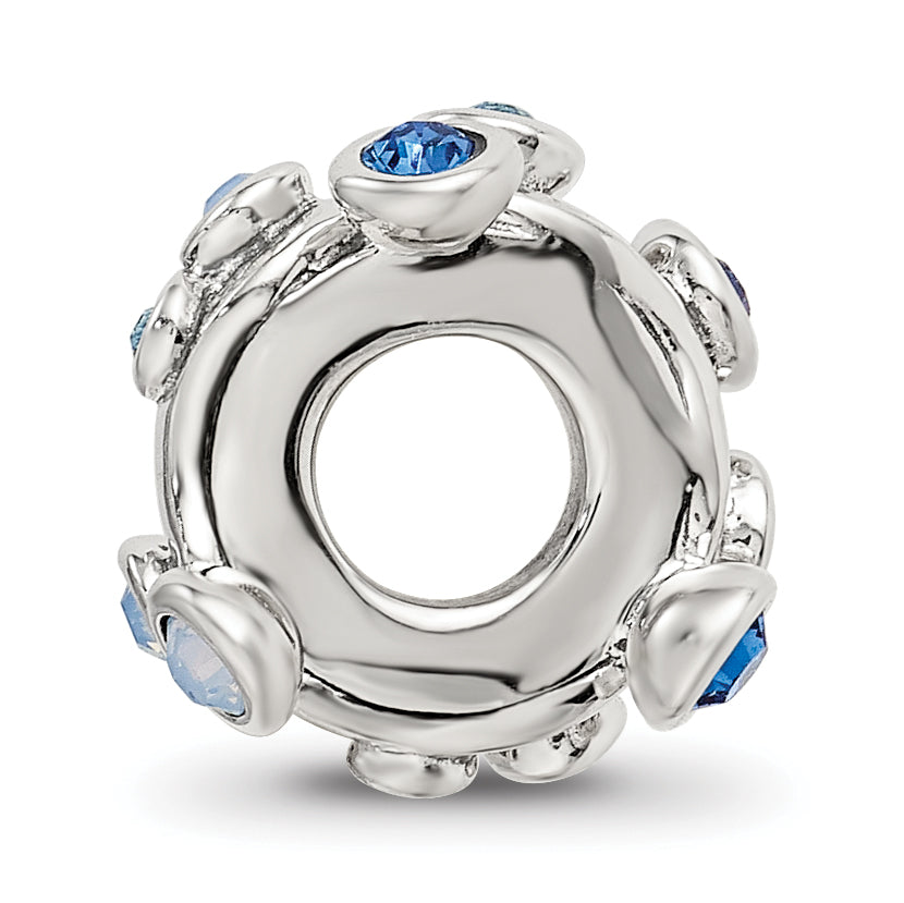 Sterling Silver Reflections Crystal Bubble Spacer Bead Secondary image
