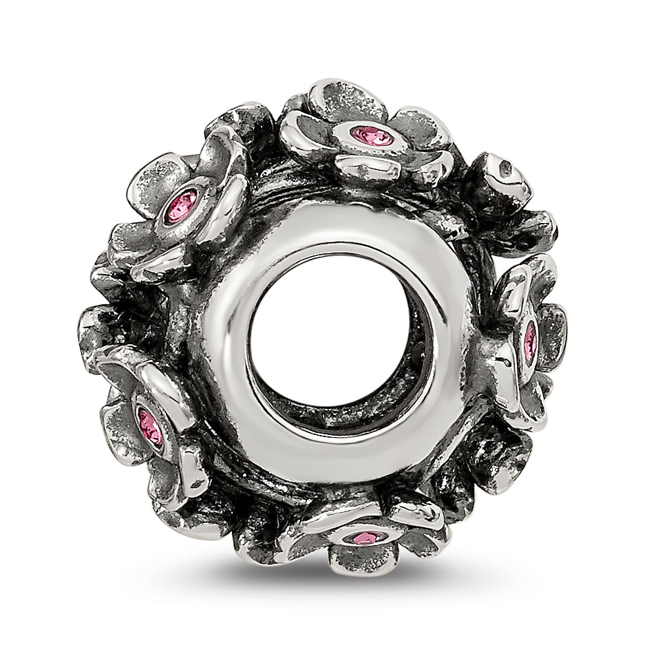 Sterling Silver Reflections Crystal Blossoms Bead Secondary image