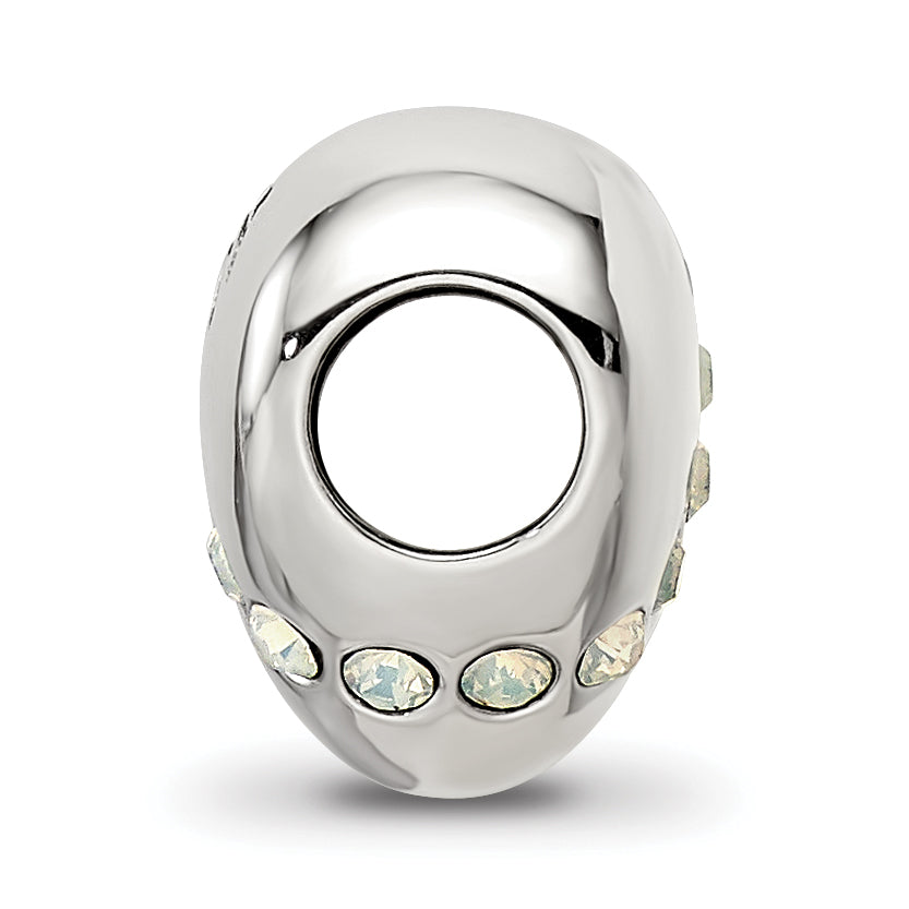 Sterling Silver Reflections Crystals Mother Heart Bead Secondary image
