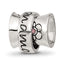 Sterling Silver Reflections Crystals Spinner Grandmother Bead
