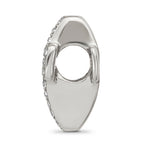 Sterling Silver Reflections Crystals Pav‚ Open Cross Bead