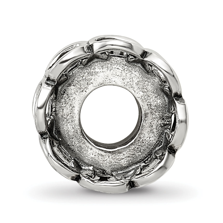 Sterling Silver Reflections Crystal Bridal Garter Bead Secondary image
