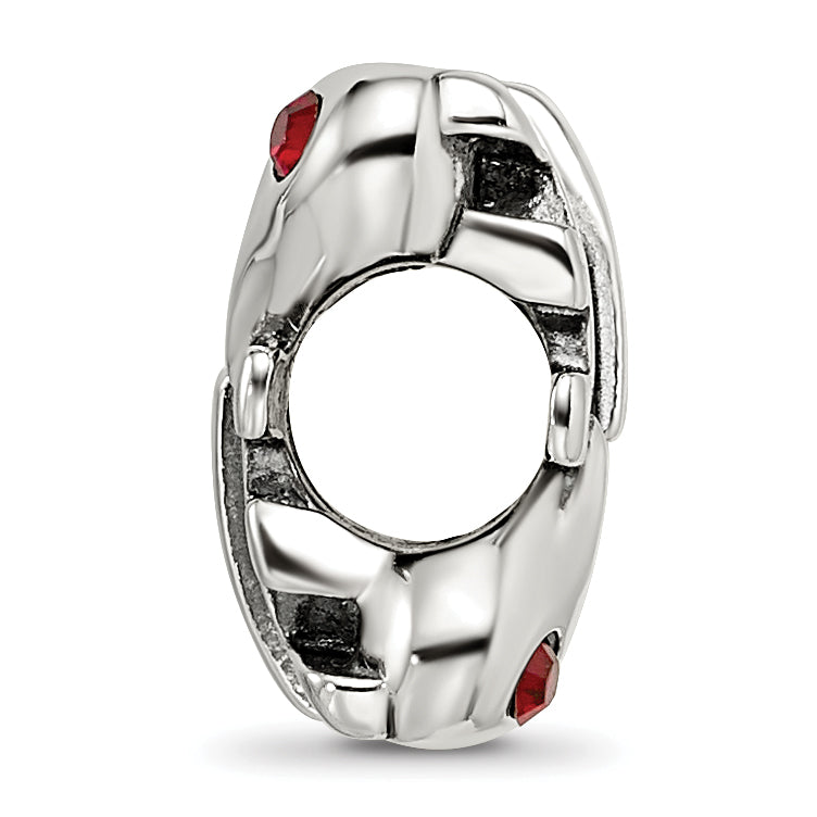 Sterling Silver Reflections Crystal LOVE Bead Secondary image