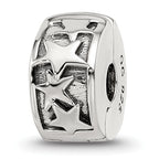 Sterling Silver Reflections Shooting Stars Clip Bead