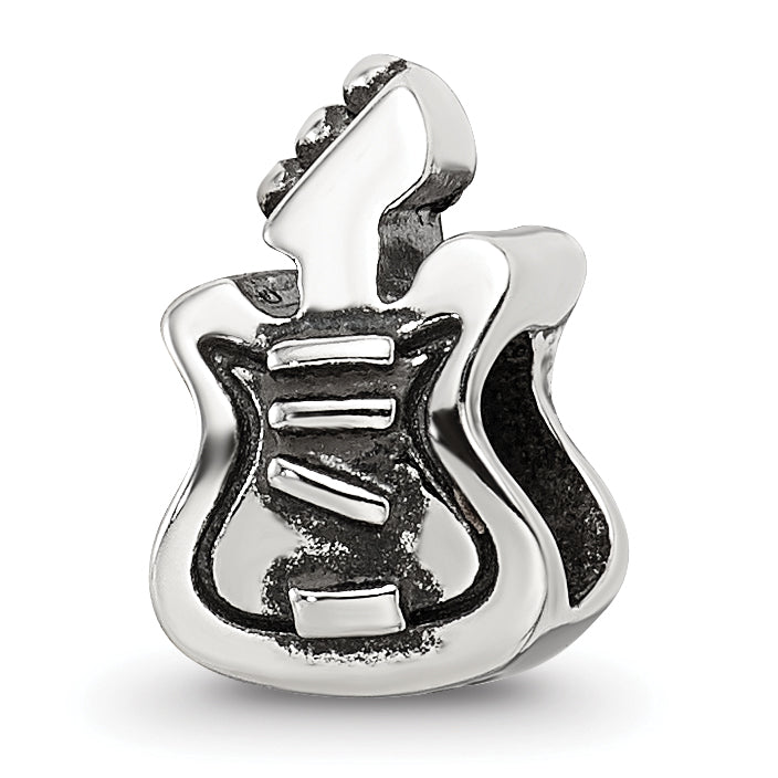 Sterling Silver Reflections Guitar Bead Main image
