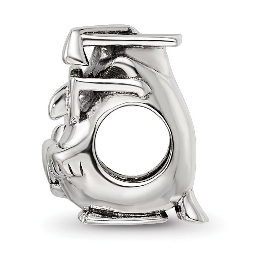 Sterling Silver Reflections Graduation Owl Bead Secondary image