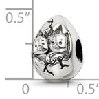 Sterling Silver Reflections Easter Chicks Bead