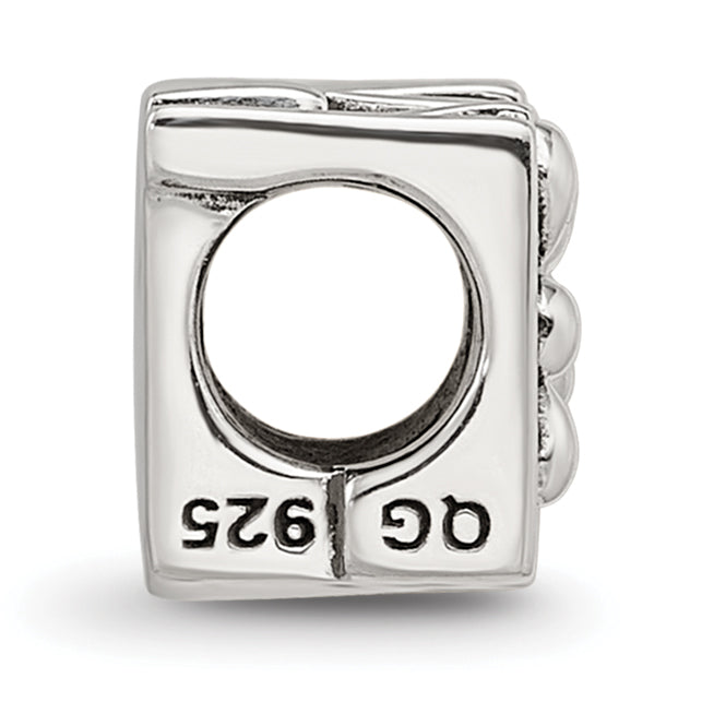 Sterling Silver Reflections Best Mom Two Sided Bead Secondary image