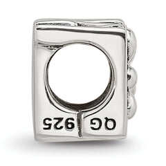 Sterling Silver Reflections Best Mom Two Sided Bead