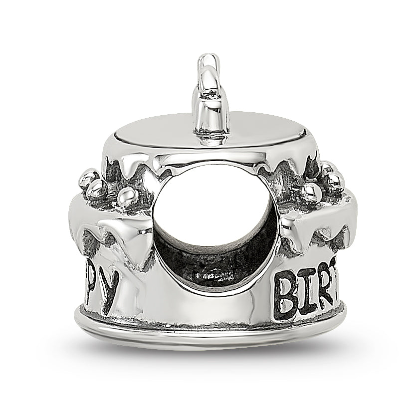 Sterling Silver Reflections Birthday Cake Bead Secondary image