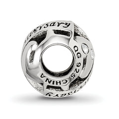 Sterling Silver Reflections Crystals Anniversary Bead