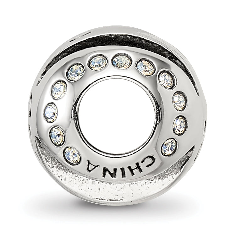 Sterling Silver Reflections Crytal Congratulations Bead Secondary image