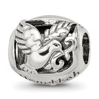 Sterling Silver Reflections Crystals Happy Hanukkah Bead