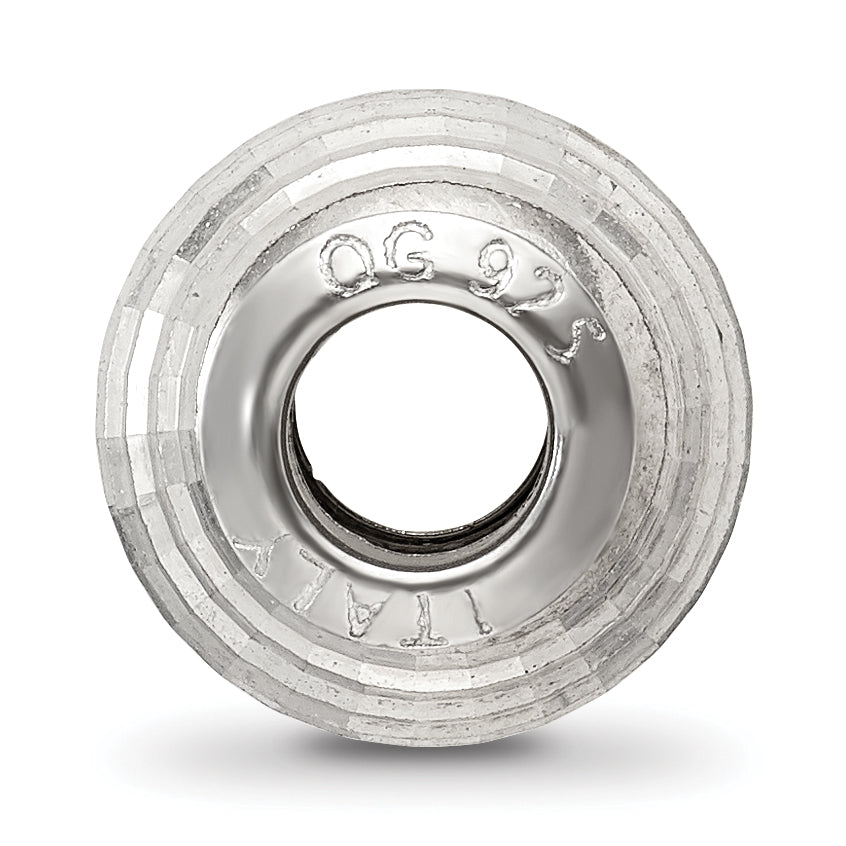 Sterling Silver Reflections Diamond Cut Bead Secondary image