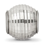 Sterling Silver Reflections Diamond Cut Bead