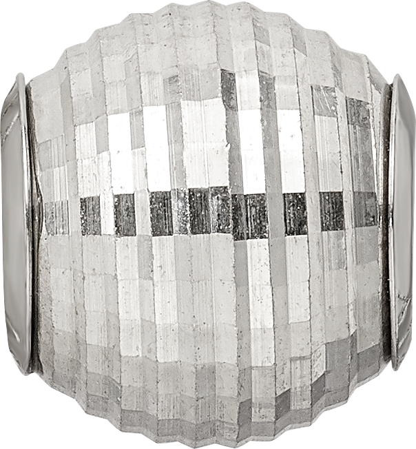 Sterling Silver Reflections Diamond Cut Bead