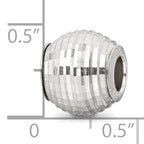 Sterling Silver Reflections Diamond Cut Bead
