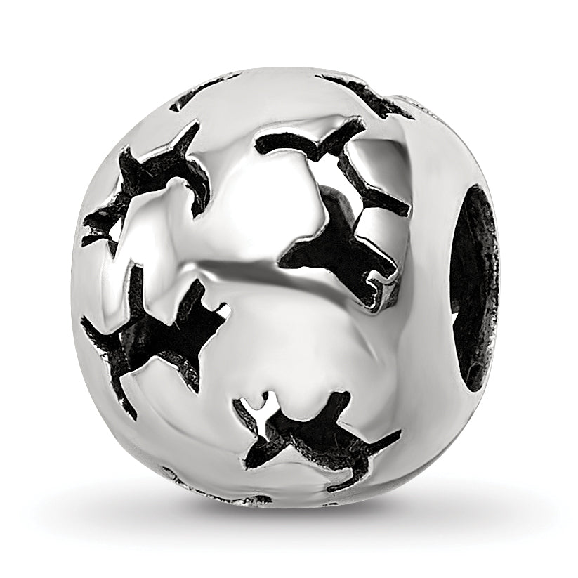 Sterling Silver Reflections Cutout Dog Bead Main image