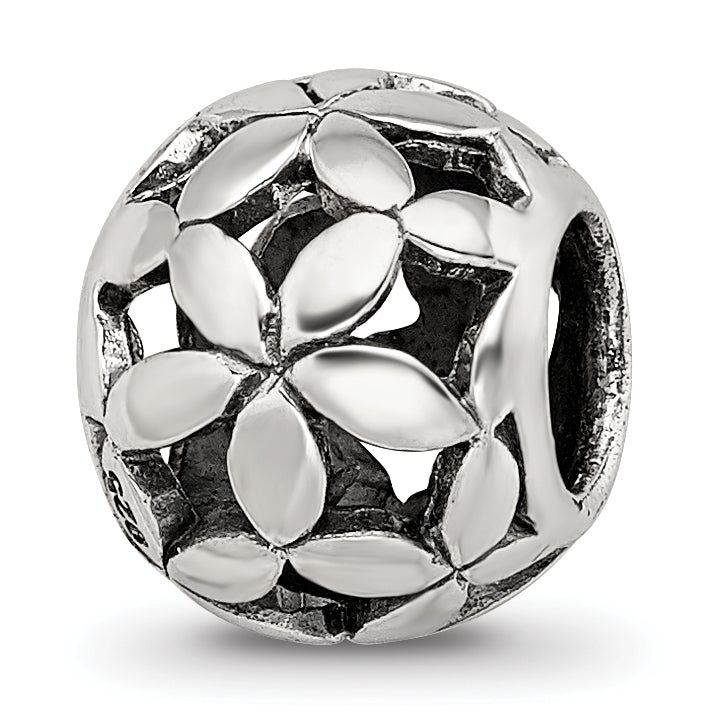 Sterling Silver Reflections Flower of Life Bead Main image