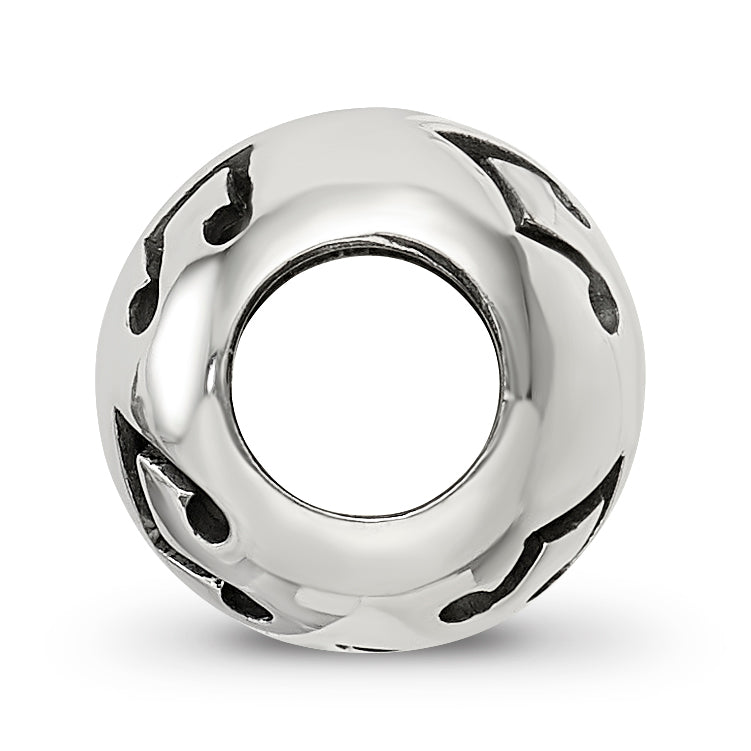 Sterling Silver Reflections Cutout Music Note Bead Secondary image