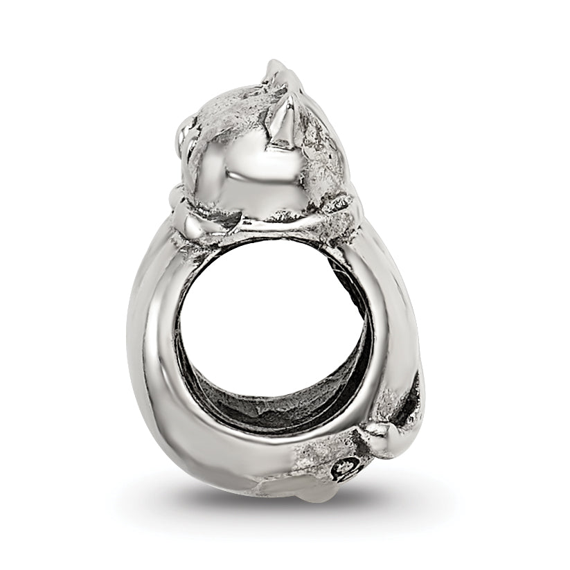 Sterling Silver Reflections Twin Cats Bead Secondary image