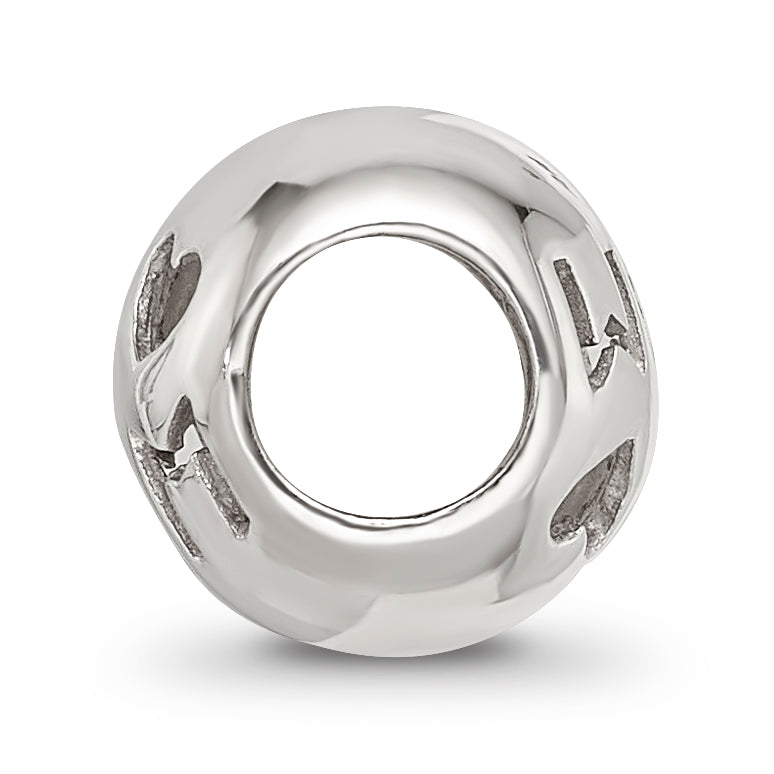 Sterling Silver Reflections Cutout I Heart Mom Bead Secondary image
