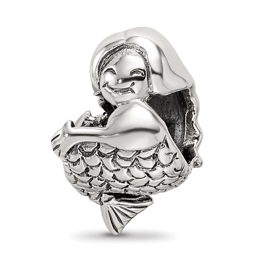 Sterling Silver Reflections Mermaid Bead Main image