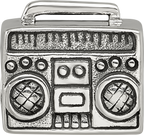 Sterling Silver Reflections Boombox Bead