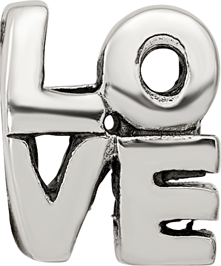 Sterling Silver Reflections LOVE Bead