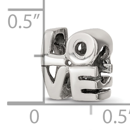 Sterling Silver Reflections LOVE Bead