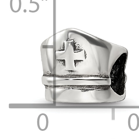 Sterling Silver Reflections Nurse Hat Bead