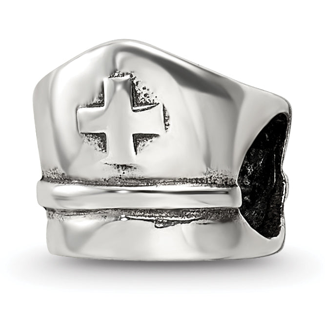 Sterling Silver Reflections Nurse Hat Bead Main image