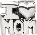 Sterling Silver Reflections I HEART MOM Bead