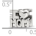 Sterling Silver Reflections I HEART MOM Bead