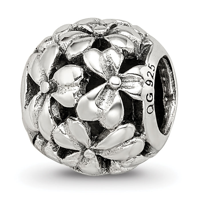 Sterling Silver Reflections Filigree Flower Bead Main image