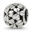 Sterling Silver Reflections Filigree Flower Bead