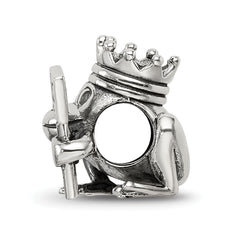 Sterling Silver Reflections Frog Prince Kiss Me Bead