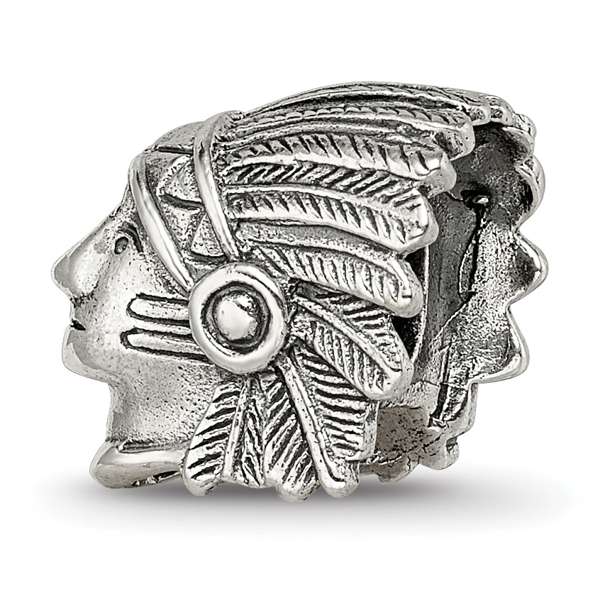 Sterling Silver Reflections Chief Bead Main image
