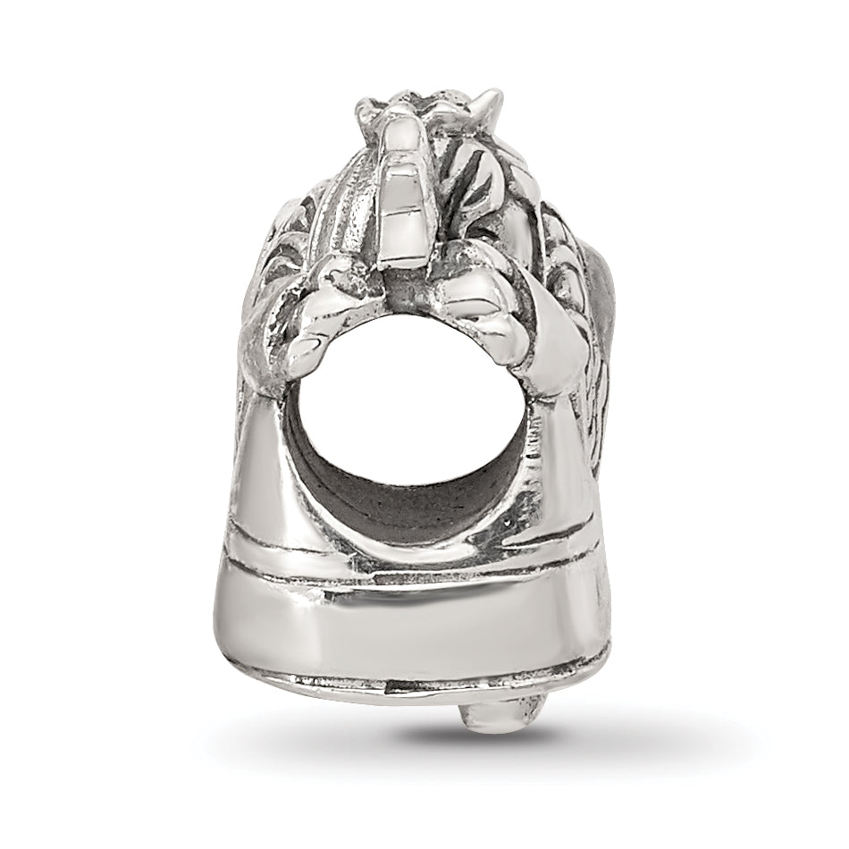 Sterling Silver Reflections Christmas Angel Bead Secondary image
