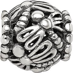 Sterling Silver Reflections Dragonfly Filigree Bead
