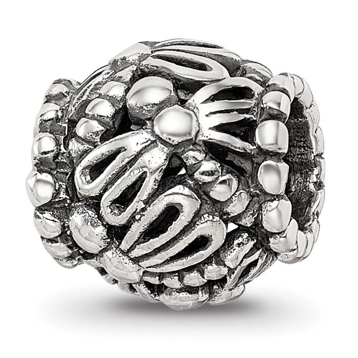 Sterling Silver Reflections Dragonfly Filigree Bead